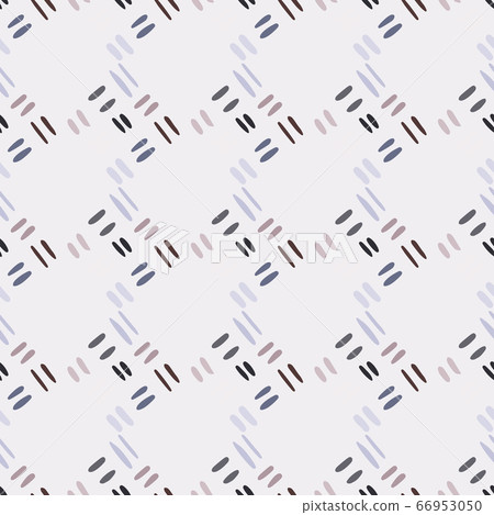 Geometric dash line seamless pattern. Decorative - Stock Illustration ...