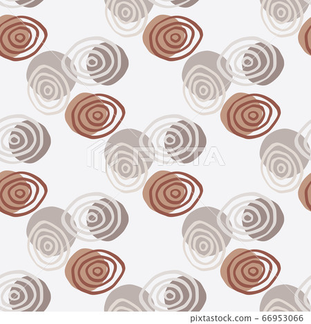 Abstract spirals seamless pattern on white - Stock Illustration ...