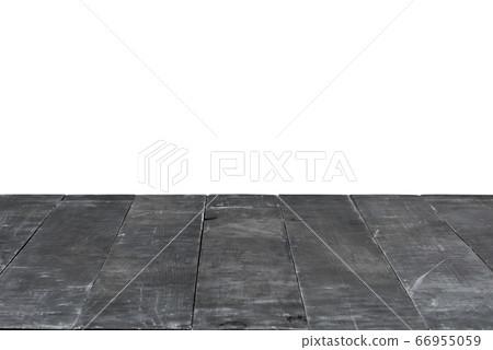 Grey wooden table for display or montage your products on a white background. Grey wooden table for display or montage your products on a white background. 66955059