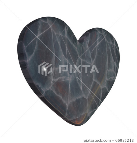 Heart Isolated on White Background. 3D rendering - Stock Illustration ...
