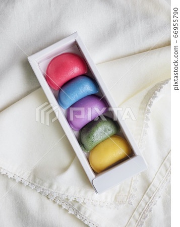 Korean traditional food, five-colored songpyeon 66955790