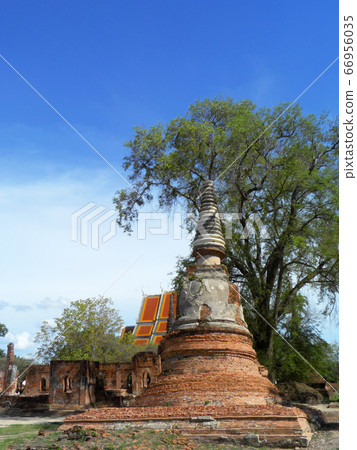 Pagoda at Wat Chaiwattanaram Temple, Ayutthaya, Pagoda at Wat Chaiwattanaram Temple, Ayutthaya, 66956035