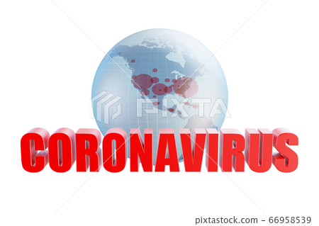Covid-19 Coronavirus pandemic concept, 3d Covid-19 Coronavirus pandemic concept, 3d 66958539