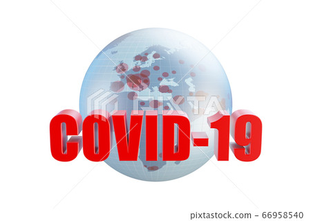 Covid-19 Coronavirus pandemic concept, 3d Covid-19 Coronavirus pandemic concept, 3d 66958540