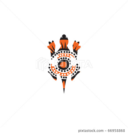 Lizard logo design with aboriginal style 66958868