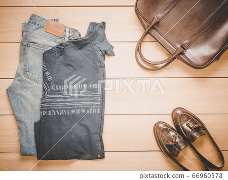 Beautiful fashion men's casual outfits clothing 66960578