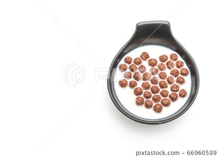 chocolate cereal bowl 66960589