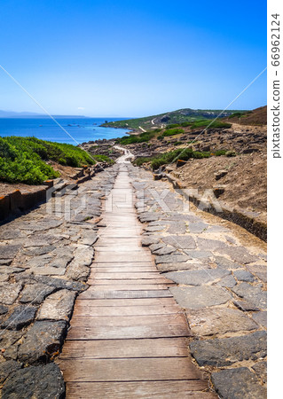Tharros archaeological site and seascape, Sardinia 66962124