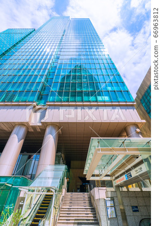 Tokyo cityscape in Japan with views of Roppongi 1-chome station 66963812