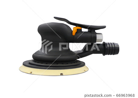 Building tool. Pneumatic grinding machine isolated on a white background. 66963968