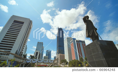 Skyscrapers of downtown Jakarta - the capital of Indonesia. Skyscrapers of downtown Jakarta - the capital of Indonesia. 66964248