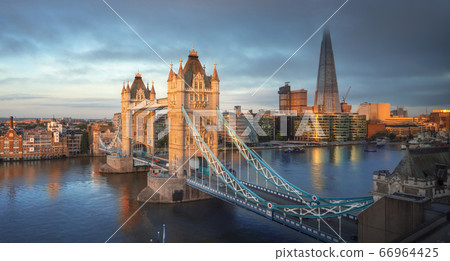 Tower Bridge in London, UK 66964425