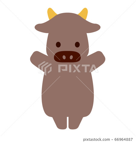 可愛的牛2021年生肖圖 66964887