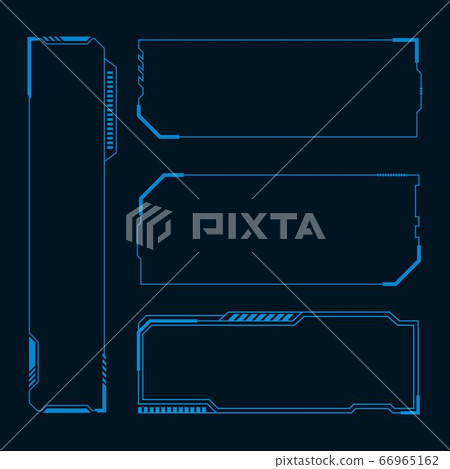 Futuristic user interface illustration Futuristic user interface illustration 66965162
