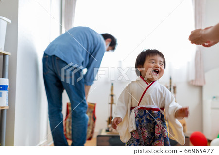 A boy celebrating the festival of Tango May doll 66965477