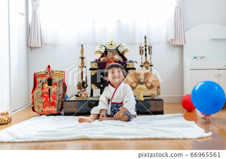 A boy celebrating the festival of Tango May doll A boy celebrating the festival of Tango May doll 66965561