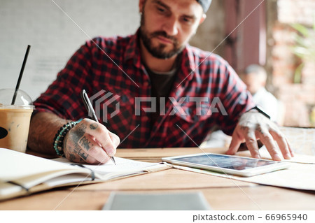 Composing list of places to visit Composing list of places to visit 66965940