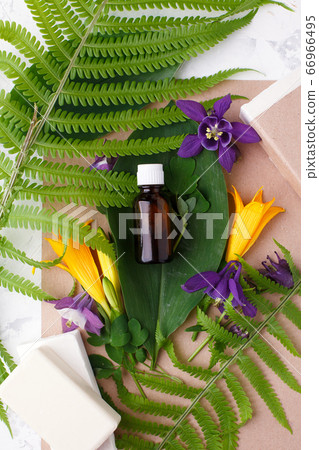 Natural organic essential oil packaging mock up Natural organic essential oil packaging mock up 66966495