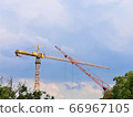 Construction site crane 66967105