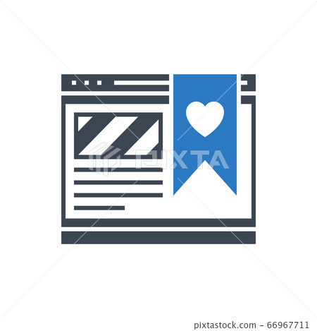 Favorites Vector Glyph Icon 66967711