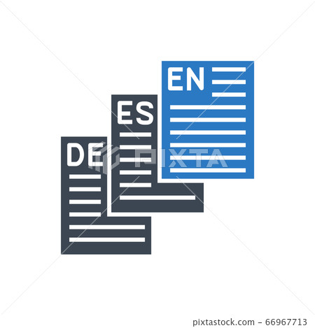 Language Vector Glyph Icon 66967713