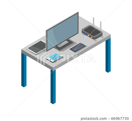 isometric desk 66967730