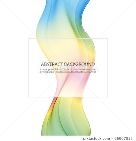 Abstract wave background Colorful flow wave... - Stock Illustration ...