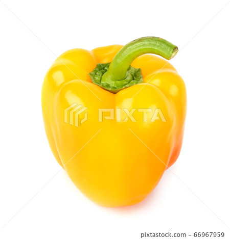 Sweet pepper isolated on a white background 66967959