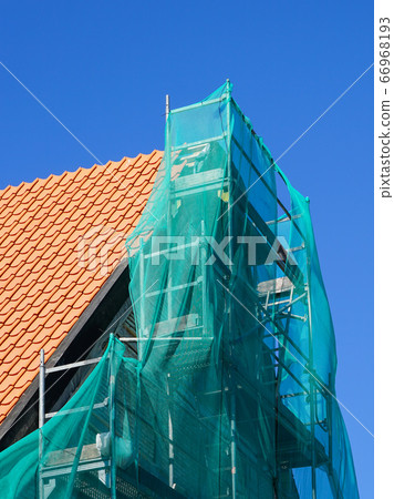 restoration of a historic wooden house and restoration of a historic wooden house and 66968193