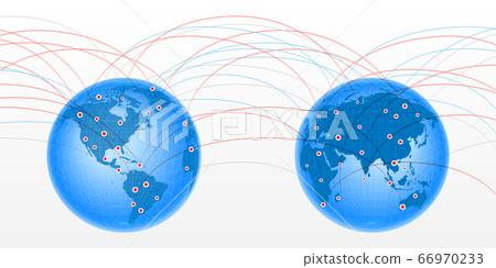 Pair globes linking 66970233