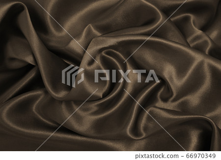 Smooth elegant brown silk or satin texture as 66970349