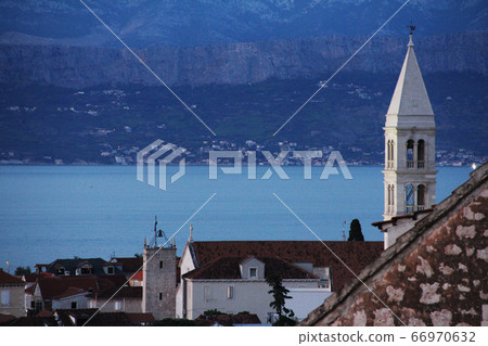 Supetar city in Brac island 66970632