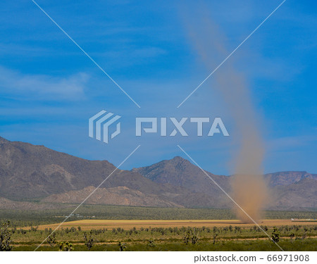Dust Devil Whirlwind formed in the Sonoran Desert of Arizona. Dust Devil Whirlwind formed in the Sonoran Desert of Arizona. 66971908