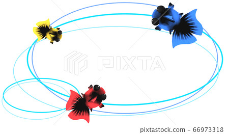 臥式金魚框架(淺藍色) 臥式金魚框架(淺藍色) 66973318