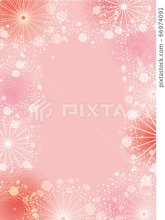 煙花節節日夏季活動背景素材 66974091