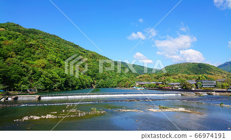 渡月京橋從嵐山眺望 66974191