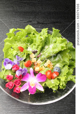 食用花卉沙拉 66974308
