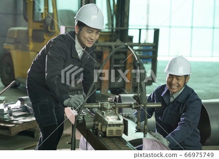 Business,men,factory 66975749