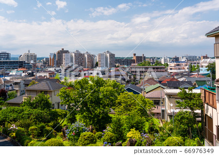 從山上看到八王子的居住區 66976349