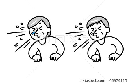 打噴嚏的高級男人女人集（簡單） 66979115