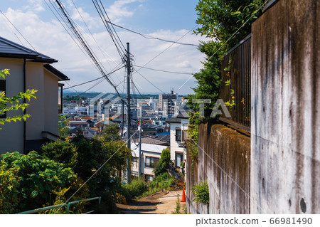 從山上看到八王子的居住區 66981490