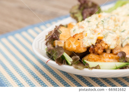 Homemade Chicken Nanban Stock Photo 66981682 Pixta