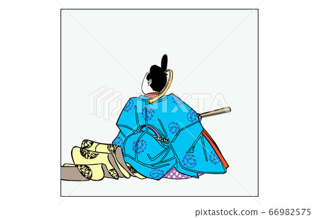 Now, there is Hyakunin Isshu Azuma Nishiki frame Poet 93 Right Minister Kamakura 66982575
