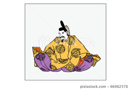 現在，有一個Hyakunin Isshu Azuma Nishiki框架詩人96 66982578