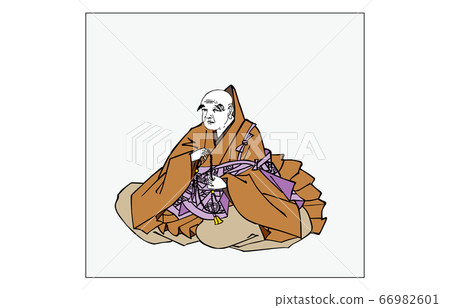 現在有一百位Hyakunin Isshu Azuma Nishiki框架詩人66位前大祭司Masukiuki 66982601