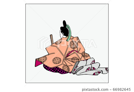 現在有一百個Hyakunin Isshu Azuma Nishiki框架詩人27 Nakanagon Kanesuke 66982645