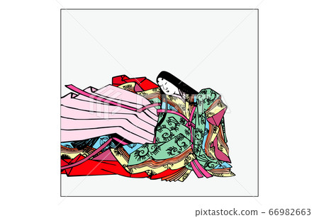 現在有Hyakunin Isshu Azuma Nishiki框架詩人19伊勢 66982663