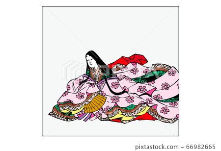 Nowadays Hyakunin Isshu Azuma Nishiki frame Poet 9 Ono Komachi 66982665