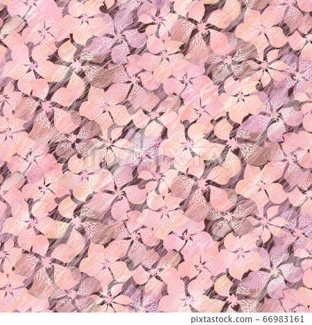 Beautiful coral and pink colored floral vector seamless pattern Beautiful coral and pink colored floral vector seamless pattern 66983161