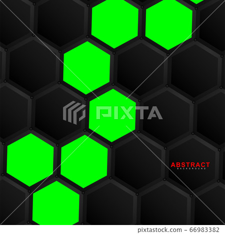 Abstract vector hexagonal geometry background. Abstract vector hexagonal geometry background. 66983382